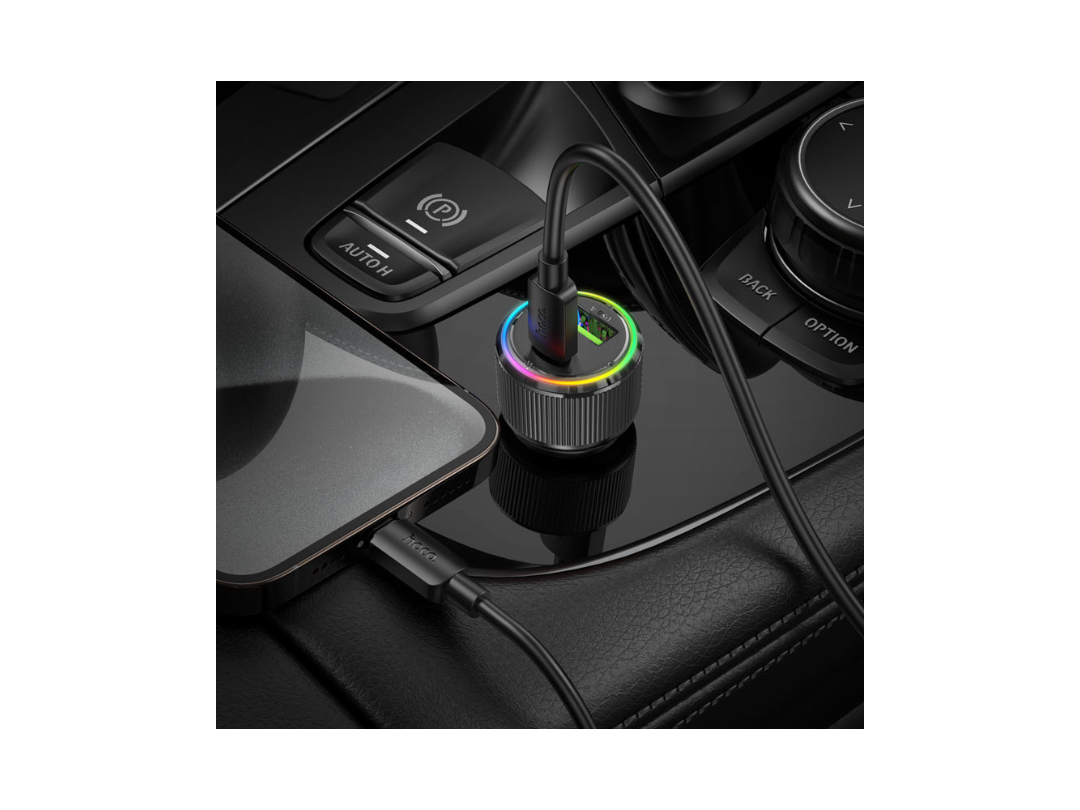 Hoco Car Charger NZ14A Guerrero 38W with Dual Ports & Cable Set Hoco Car Charger NZ14A Guerrero 38W with Dual Ports & Cable Set